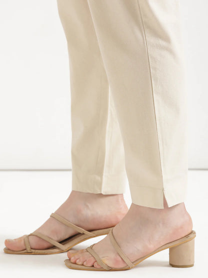 WOMEN BEIGE AIRY LINEN PANT