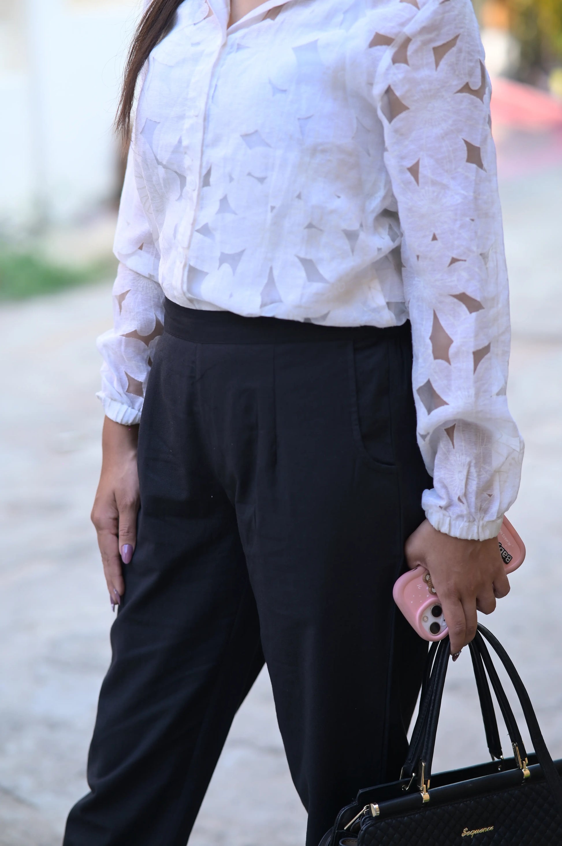 Black Cozy Linen Pants.