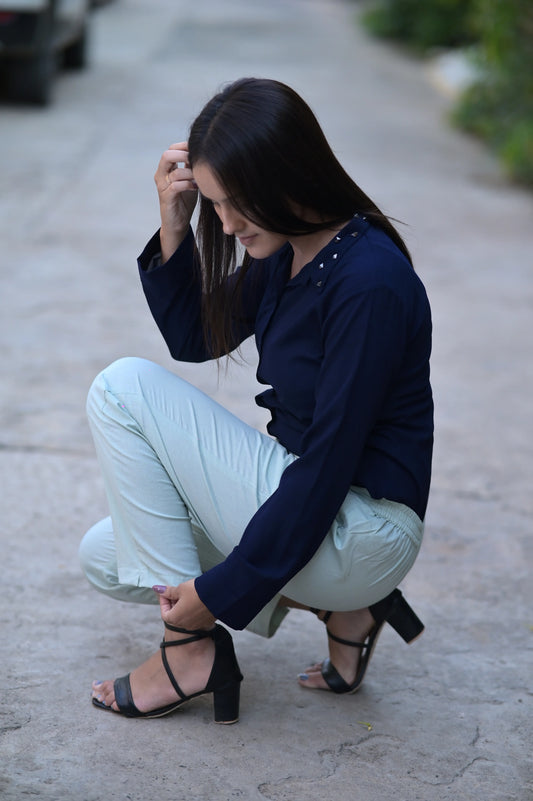 Mint Green Cozy Linen Pants.