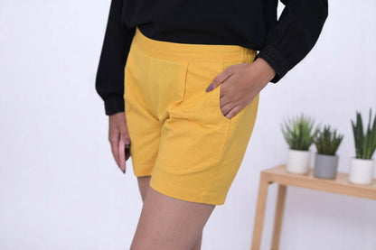 Yellow Cozy Linen Short.
