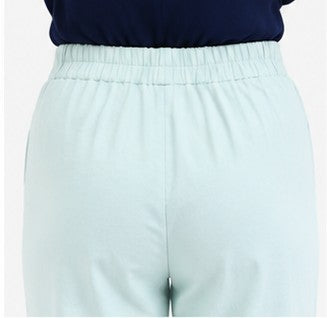 WOMEN MINT GREEN AIRY LINEN PANT
