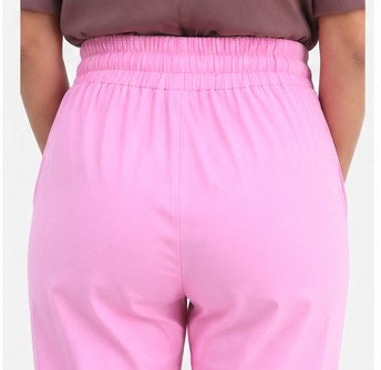 WOMEN ROSE PINK AIRY LINEN PANT